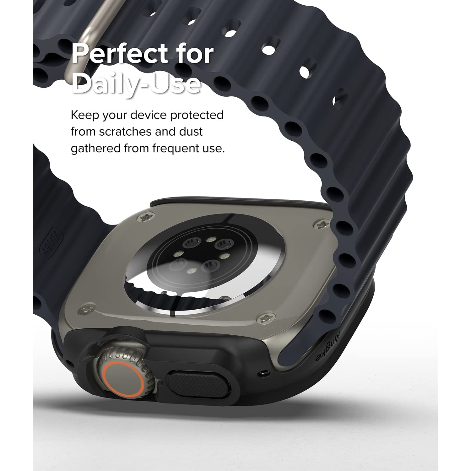 Ringke Apple Watch Ultra Ekran Bumper Kılıf (49mm) BB7565