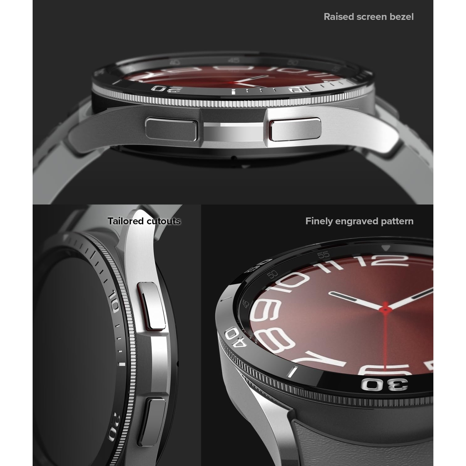 Rin gke Galaxy Watch 6 Classic Cerceve Koruyucu 43mm 87997