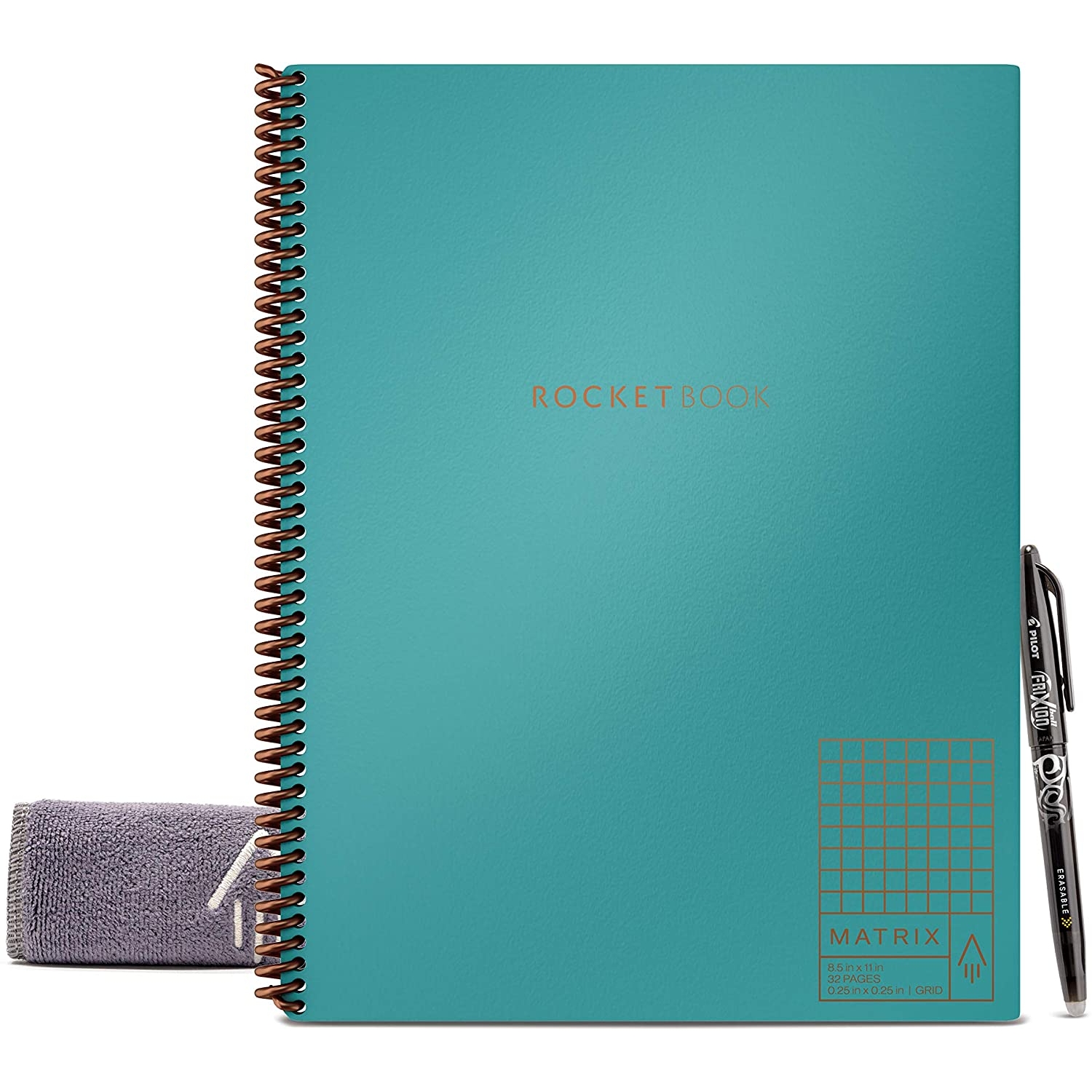 Rocketbook Matrix Akıllı Tekrar Kullanılabilir Defter (Letter) Rocketbook Matrix Akıllı Tekrar Kullanılabilir Defter (Letter)