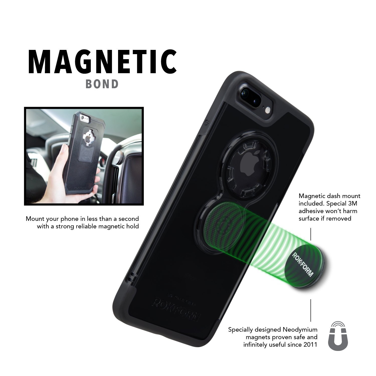 rokform apple iphone 7 plus crystal