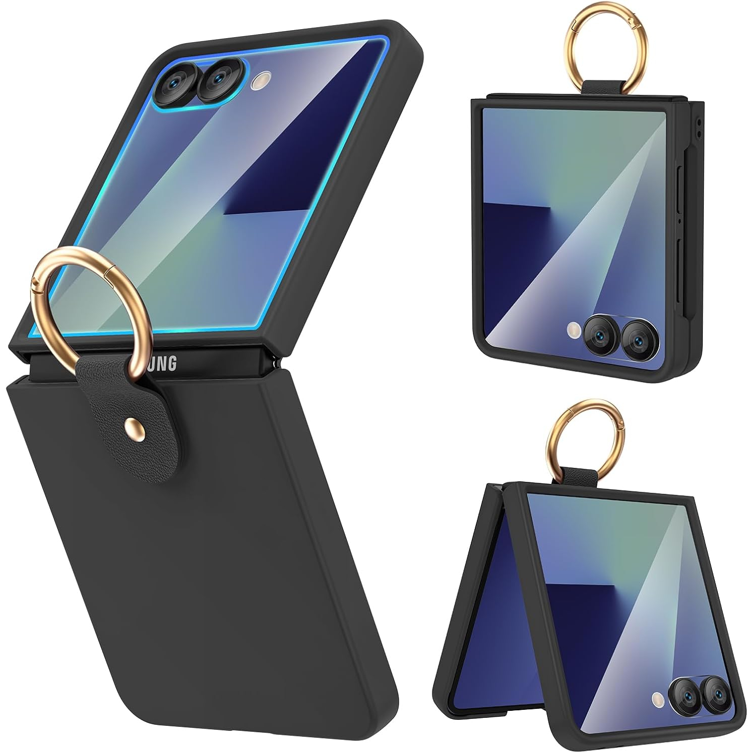 Ruky Samsung Galaxy Z Flip 7 Yüzüklü Kılıf 96747