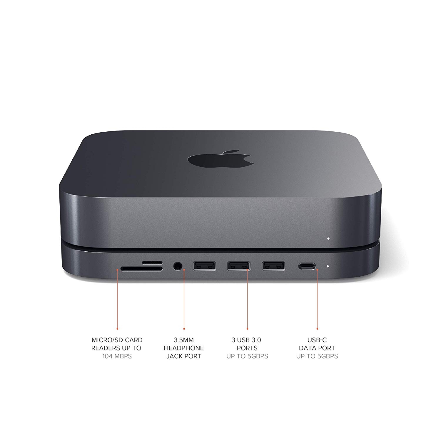 Satechi Mac Mini İçin Type C Alüminyum Hub 28761