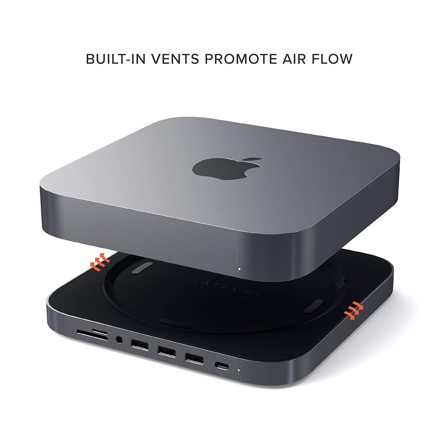 Satechi Mac Mini İçin Type C Alüminyum Hub 28761
