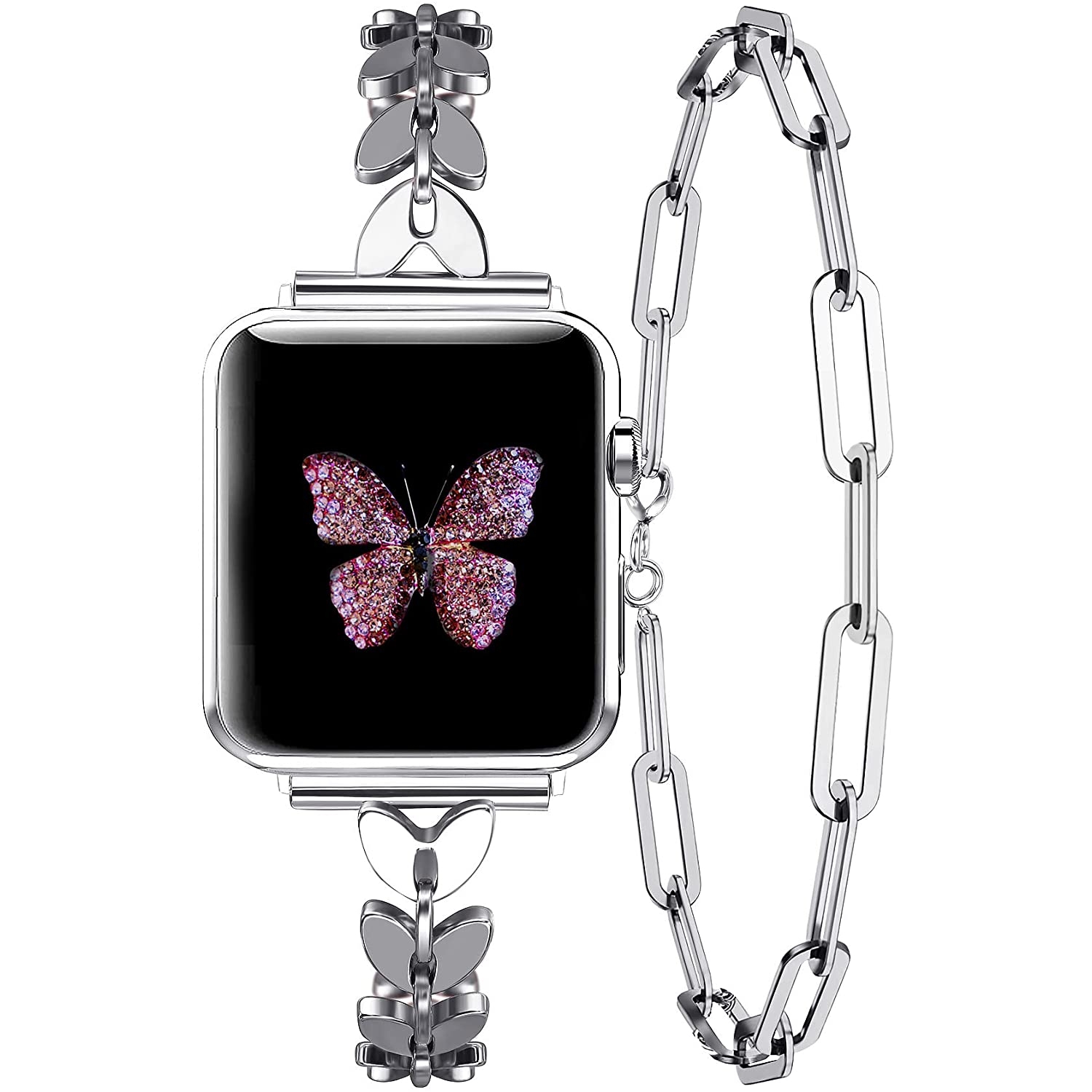 Secbolt Apple Watch 7 Wheat Çelik Kayış (41mm)