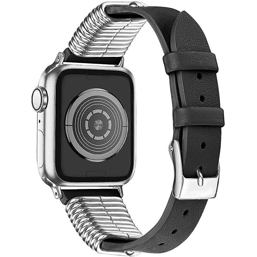 Secbolt Apple Watch Rivet Deri Kayış (41mm)