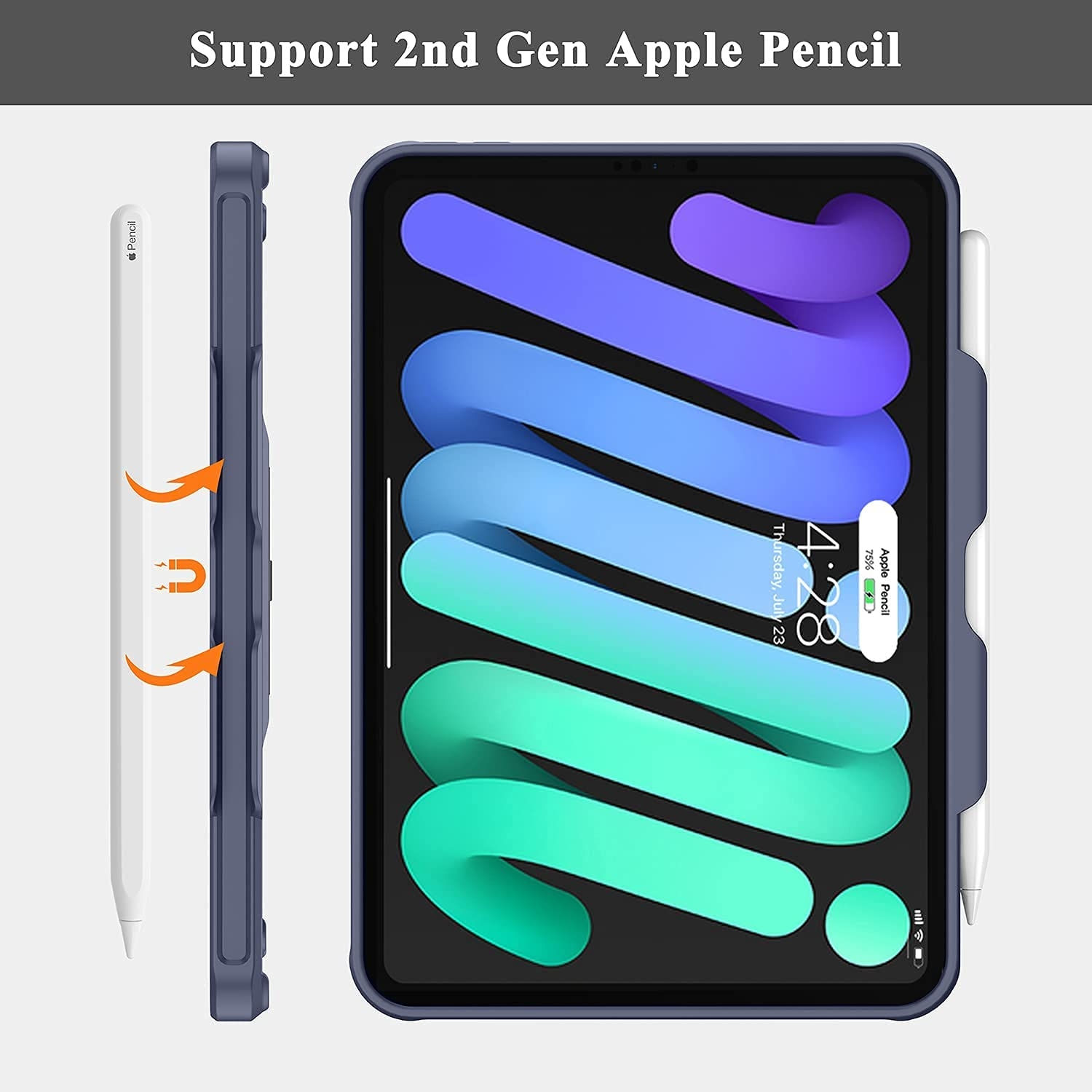 Soke Standlı Apple iPad Mini 6 Kılıf (8.3 inç) 55455