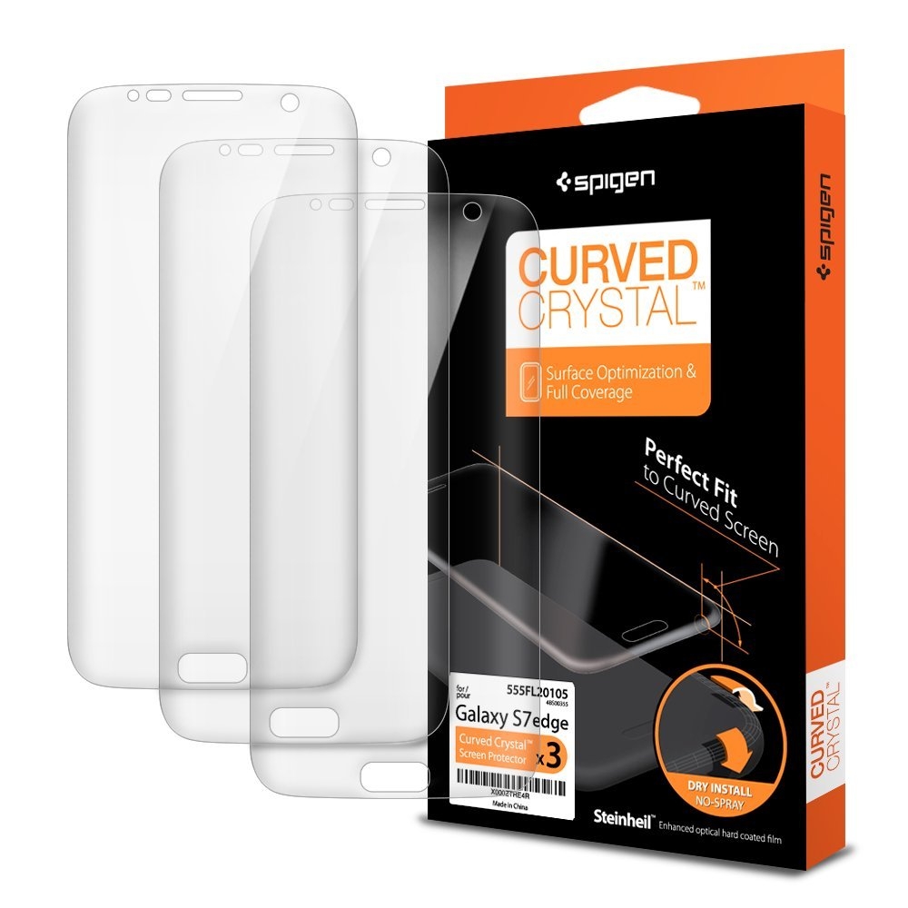 spigen galaxy s7 edge curved crystal