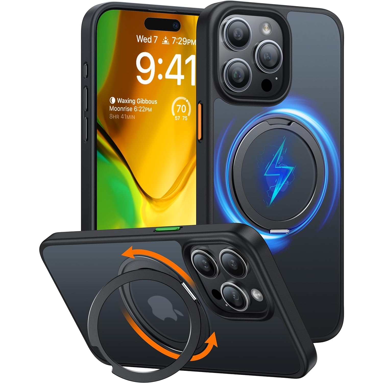 TORRAS Apple iPhone 15 Pro Manyetik Standlı Kılıf 87604