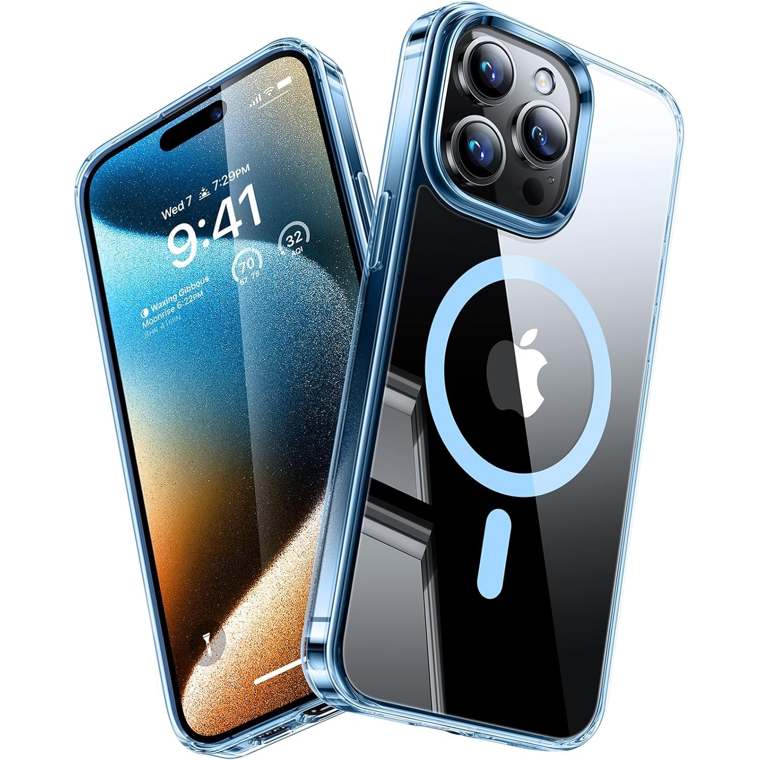 TORRAS Apple iPhone 15 Pro Max Darbeye Dayanıklı Kılıf (Kristal) 87611