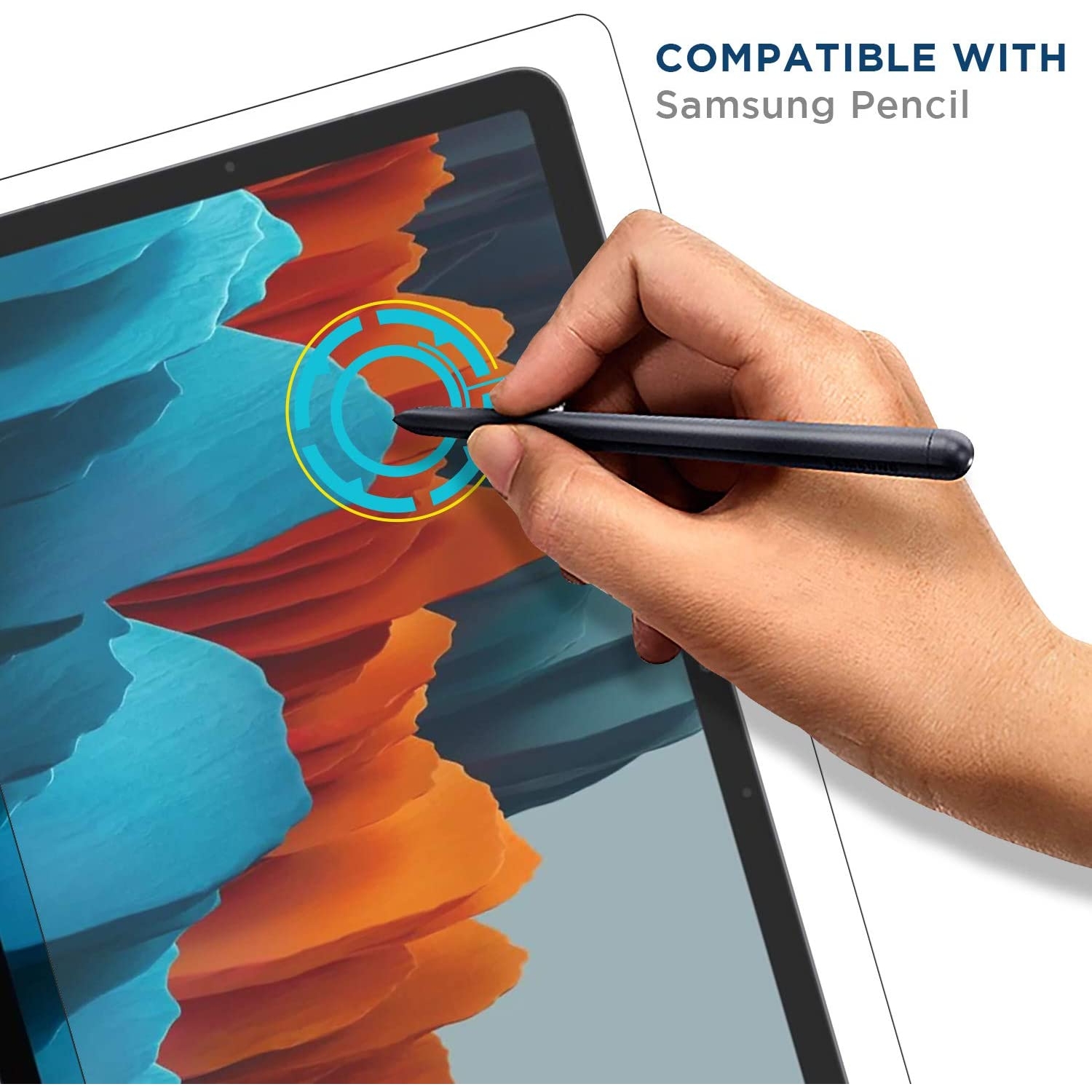 tech armor galaxy tab s7 plus mat ekran