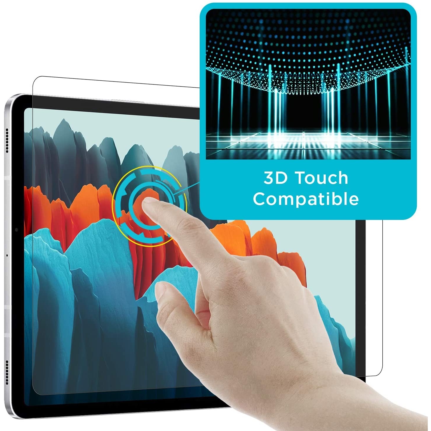 tech armor galaxy tab s7 plus mat ekran