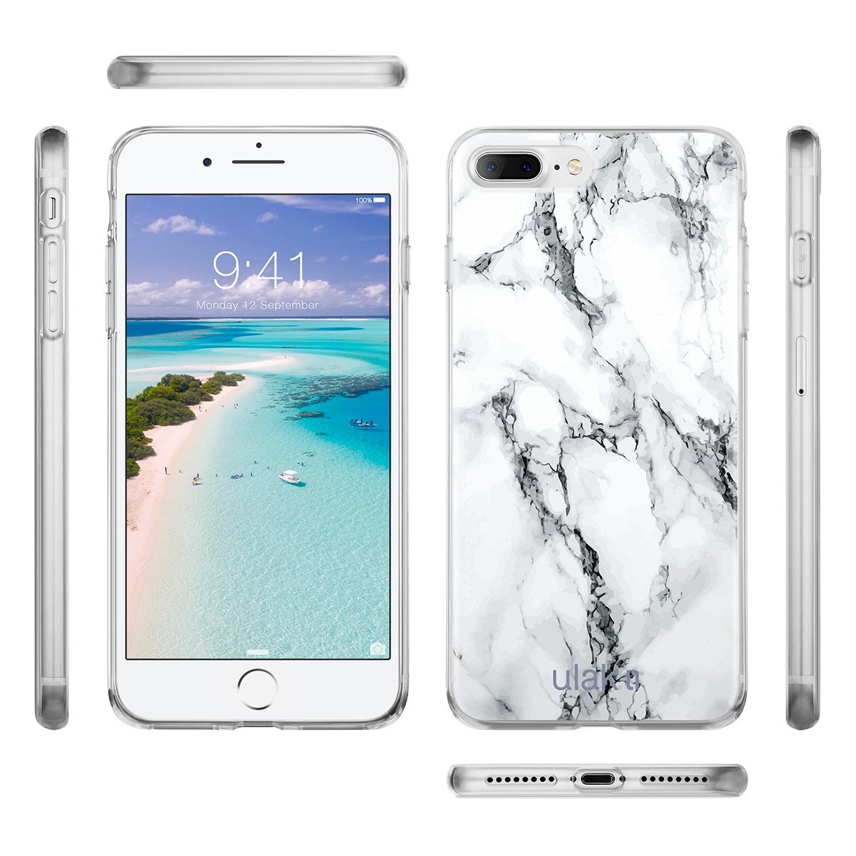 ulak iphone 7 plus slim glossy soft