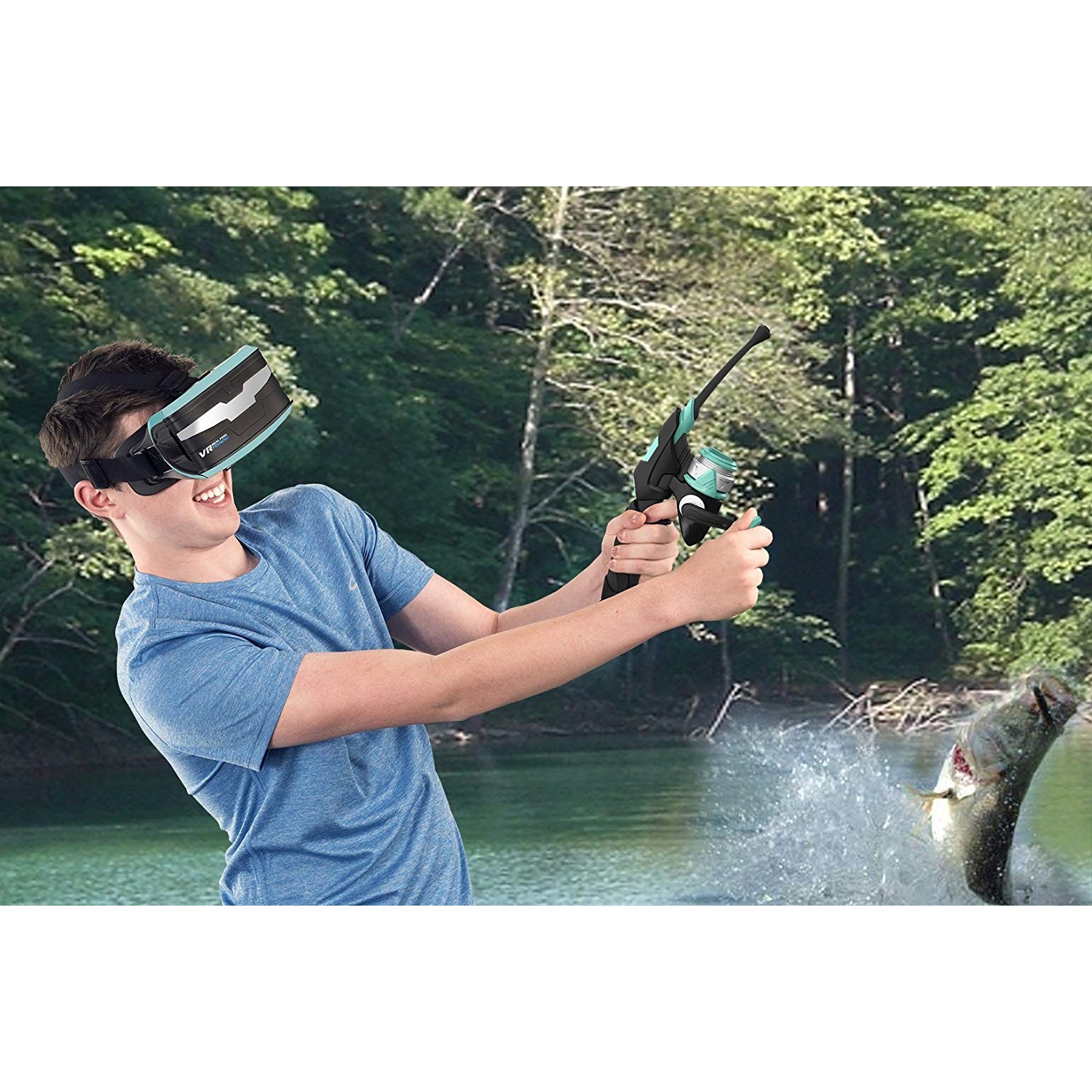 VR Real Feel Balıkçılık Mobil Oyun Seti 8738