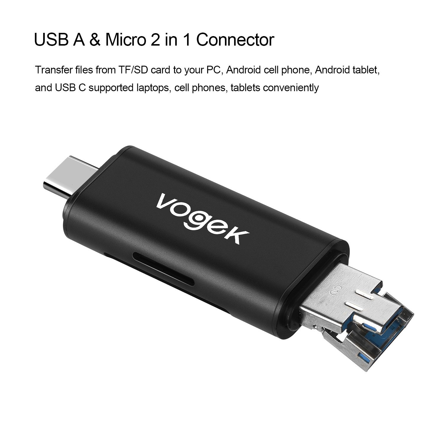 Vogek Usb 3 0 Sd Micro Sd Kart Okuyucu Adaptor 5089