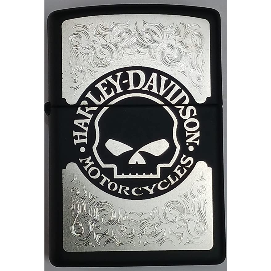 Zippo Harley Davidson Mat Siyah Çakmak