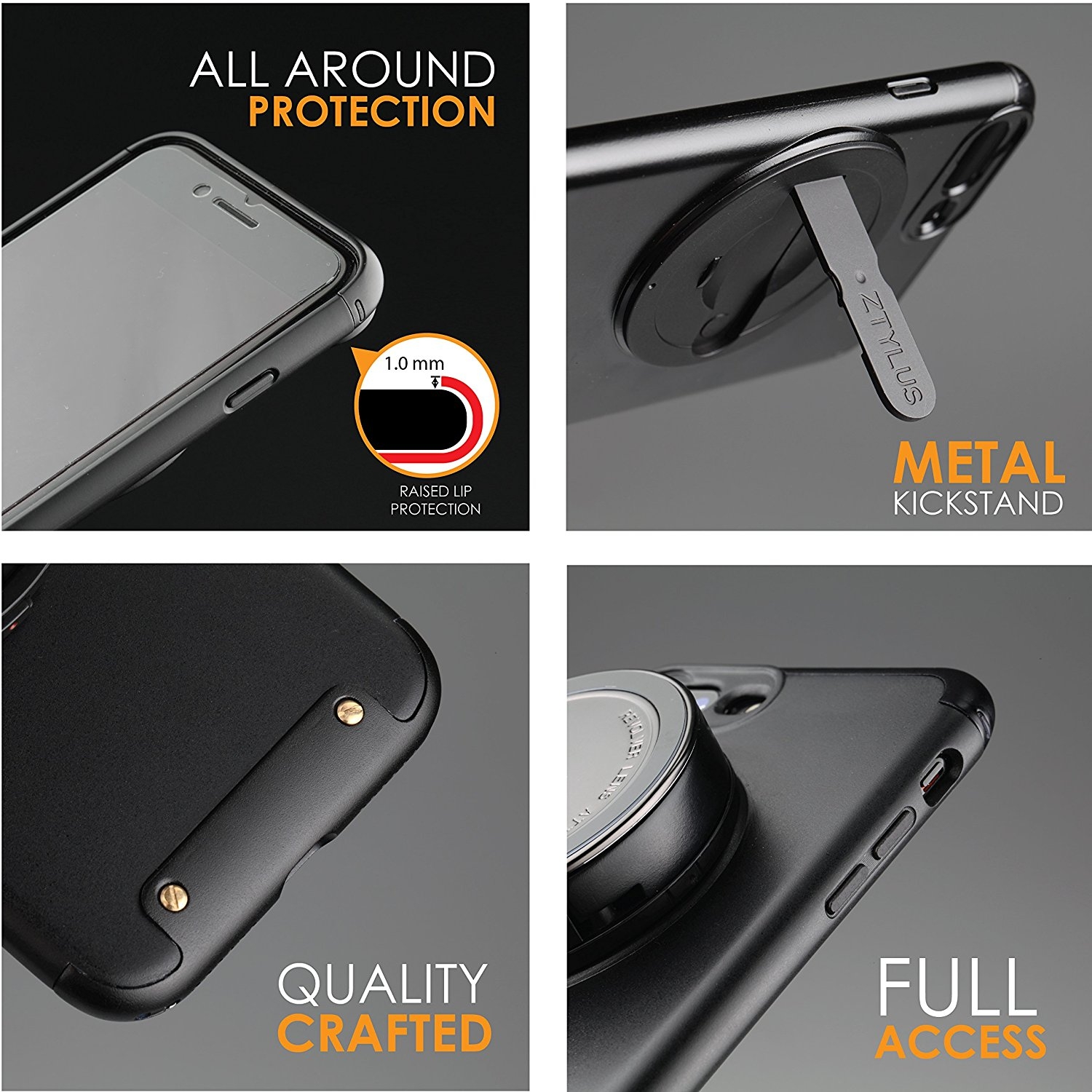 ztylus apple iphone 7 plus 4 u 1 arada