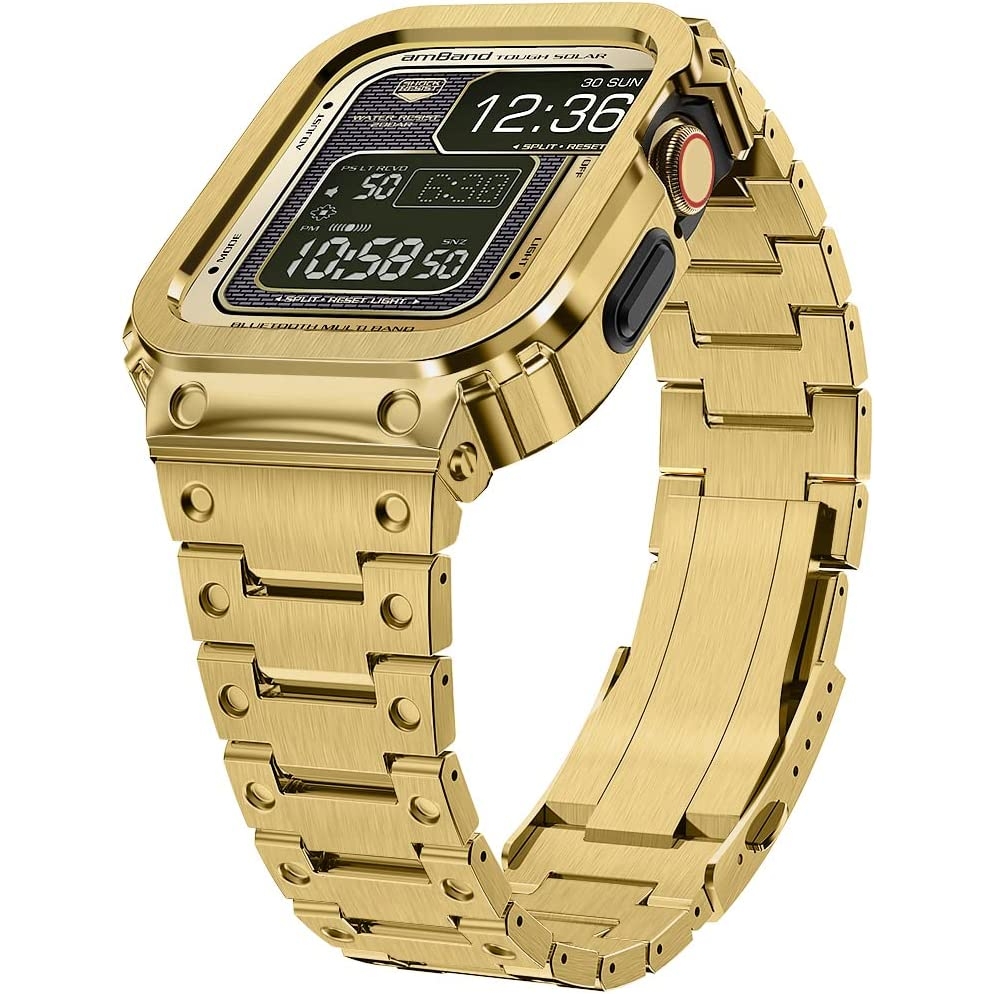 amBand Movin Fortress Sport Pro Apple Watch Paslanmaz Çelik Kayış(44mm) BB9690