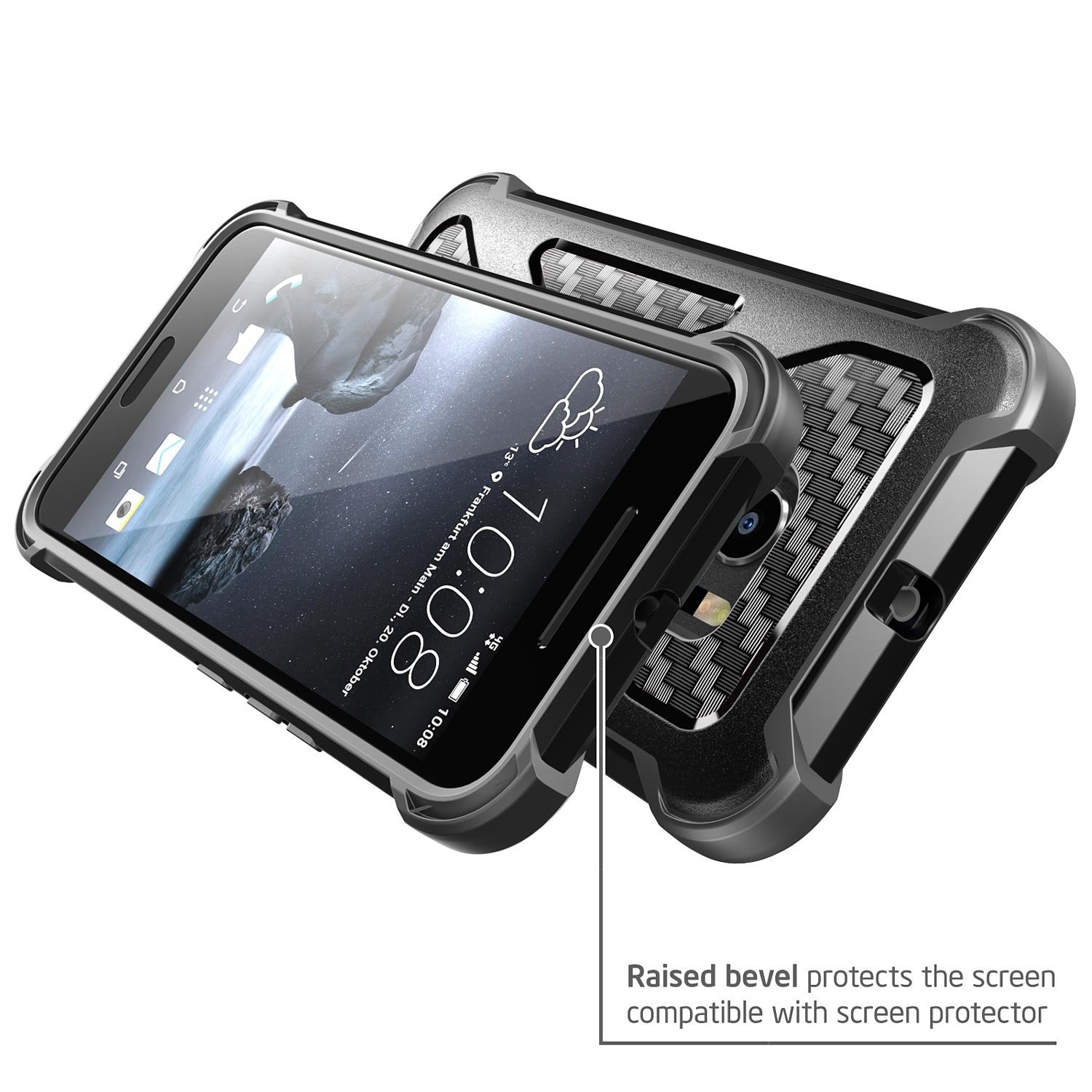 i blason htc 10 prime kickstand kemer