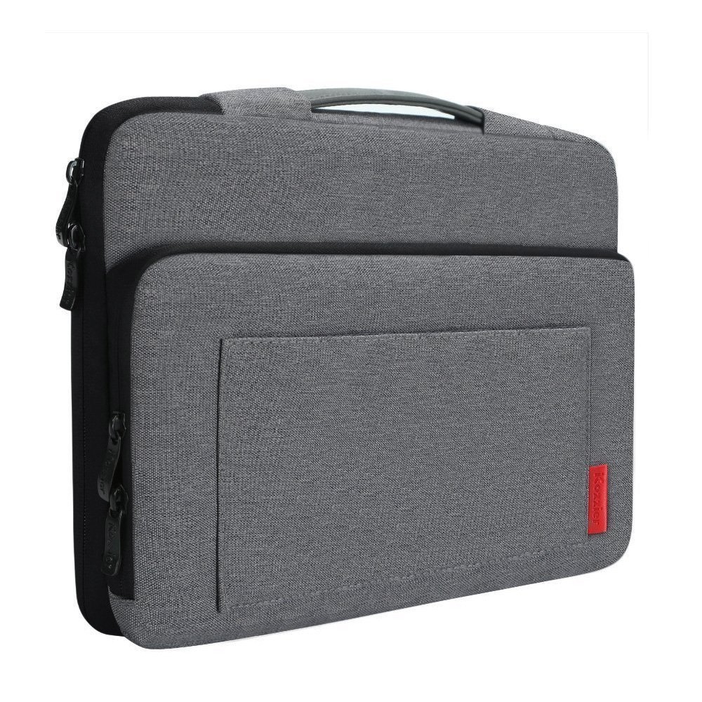 Icozzier Cok Bolmeli Gri Laptop Cantasi 15 15 6 Inc 7401