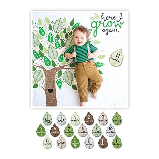 Lulujo Baby 12 Ay Rakamli Bebek Battaniyesi Here I Grow Again