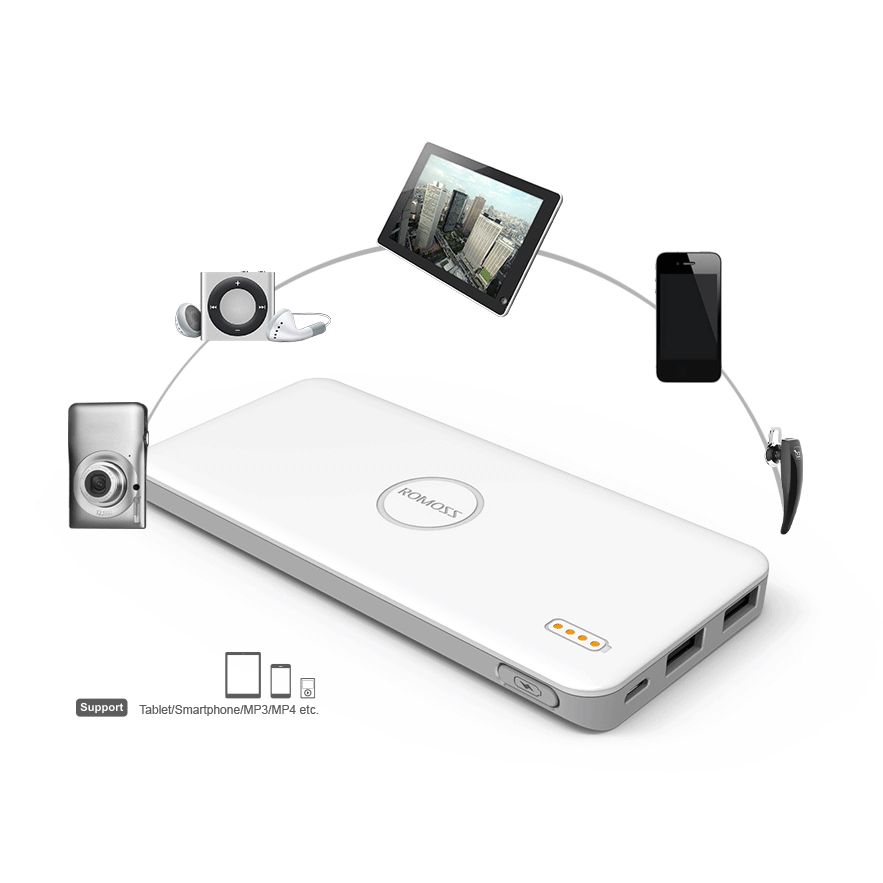 Romoss Polymoss 10 10000 Mah Ultra Ince Harici Batarya Hediye Kilif 1087