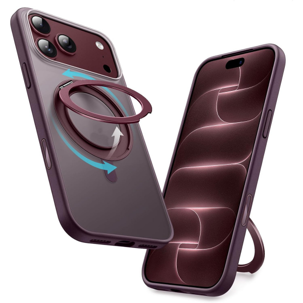 JETech 360 D�ner Halka iPhone 18 Pro Standl� K�l�f