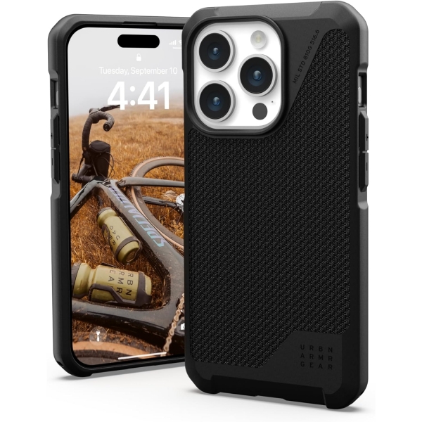 UAG Metropolis Serisi Apple iPhone 15 Pro Max Darbeye Dayankl Czdan Klf (MIL-STD-810G)