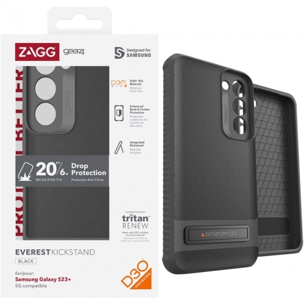 ZAGG Gear4 Everest Serisi Galaxy S23 Klf