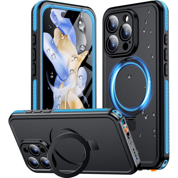 Temdan Apple iPhone 16 Pro Max Su Geirmez Mag Klf 
