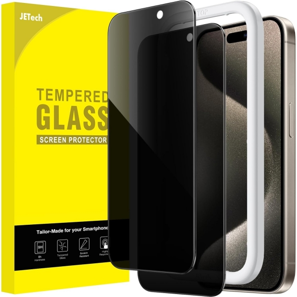 JETech Apple iPhone 16 Plus Privacy Ekran Koruyucu