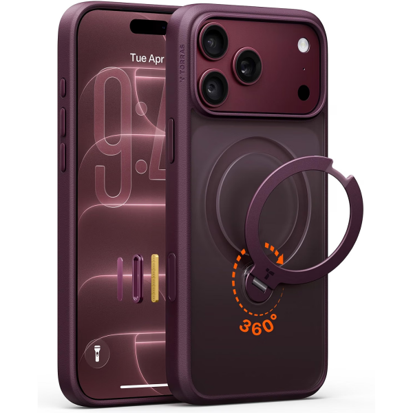 TORRAS Q3 Spin iPhone 18 Pro Standl� Manyetik K�l�f
