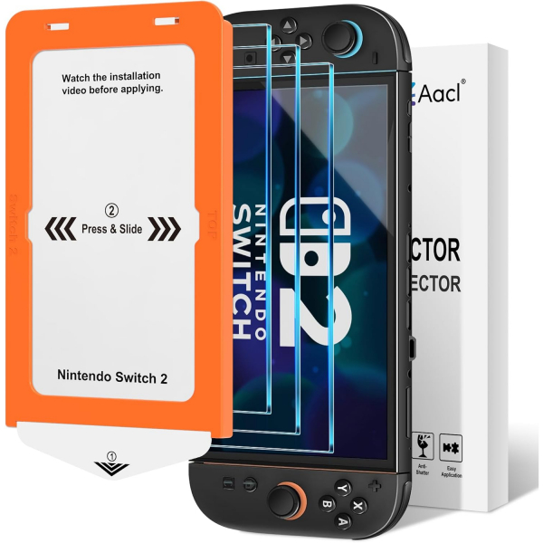 AACL Nintendo Switch 2 Ekran Koruyucu (3 Adet)