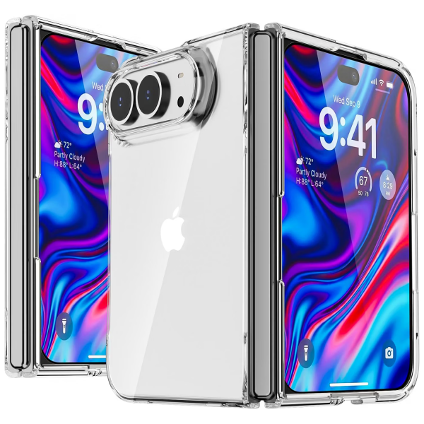 AICase iPhone Duo Katlanabilir �effaf K�l�f