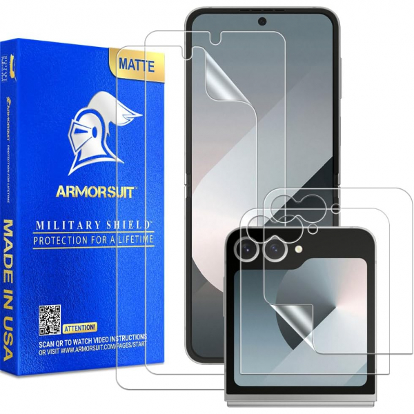 ArmorSuit Galaxy Z Flip 6 Ekran Koruyucu (2+2 Adet)
