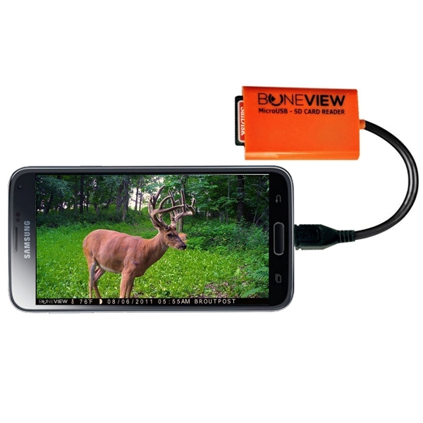 BoneView Android Telefonlar in Mikro USB SD/Micro SD Okuyucu