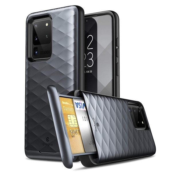 Clayco Galaxy S20 Ultra Argos Seri Kartlkl Klf