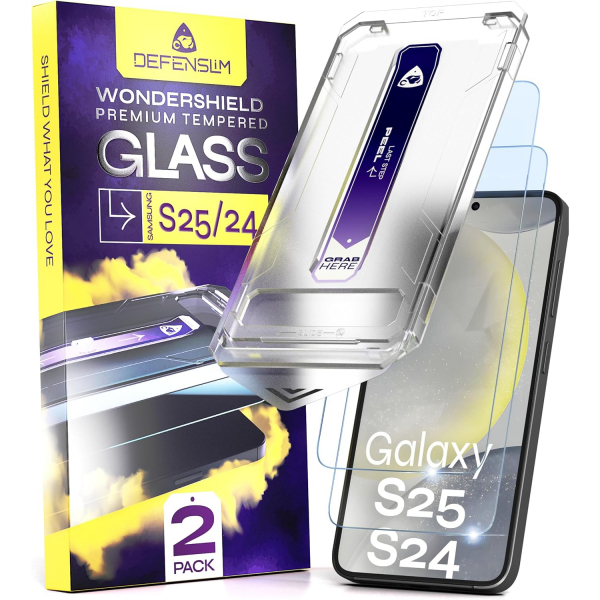 Defenslim Galaxy S25/S24 Ekran Koruyucu (2 Adet)