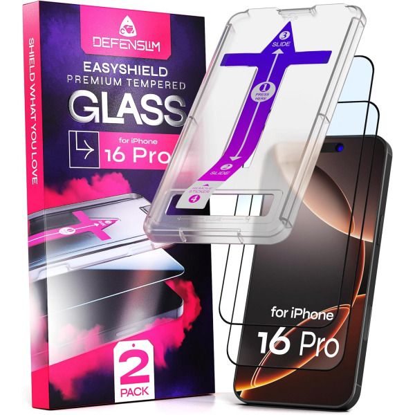 Defenslim iPhone 16 Pro Ekran Koruyucu (2 Adet)