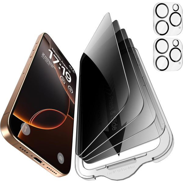 EZ-GLAZ iPhone 16 Pro Max Privacy Ekran Koruyucu