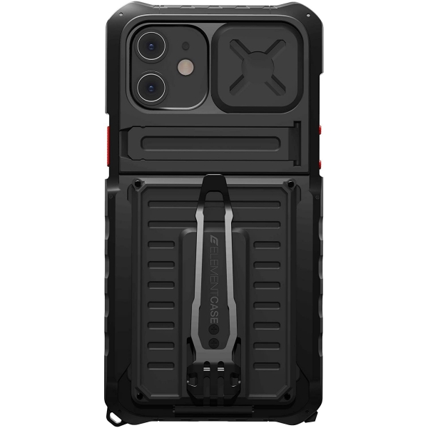 Element Case iPhone 12 Black OPS Elite Serisi Klf (MIL-STD-810)