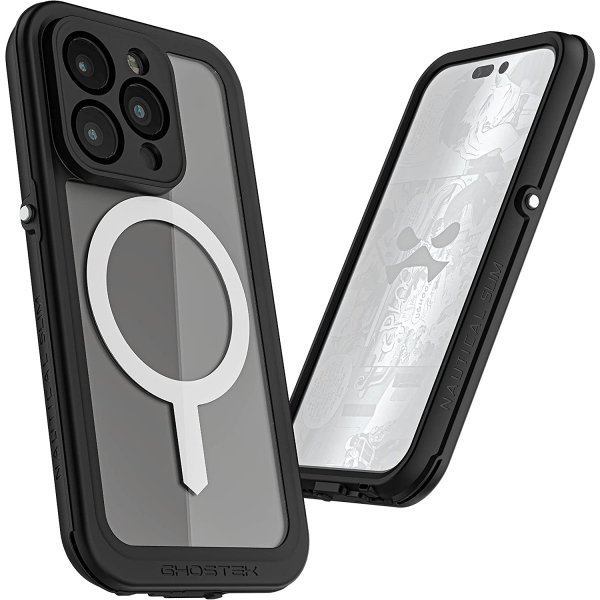 Ghostek Nautical Serisi nce iPhone 14 Pro Su Geirmez Klf (MIL-STD-810G)