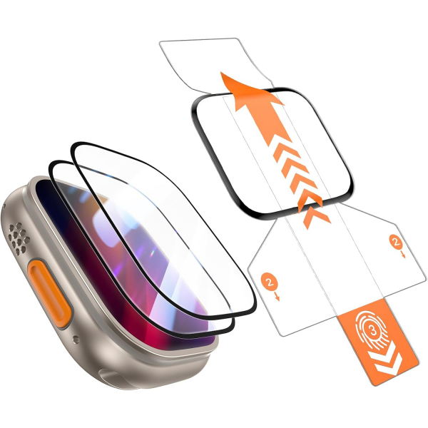 Goton Apple Watch Ultra/2.Nesil Ekran Koruyucu (2 Adet)