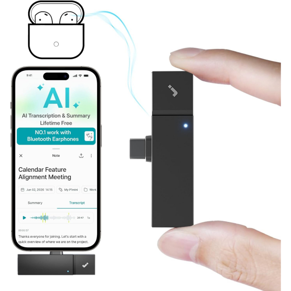 HiDock P1 Mini AI Ak�ll� Ses Kaydedici