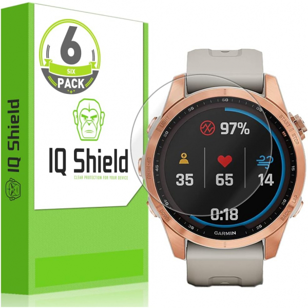 IQShield Garmin Fenix 7S Ekran Koruyucu(6 Adet)