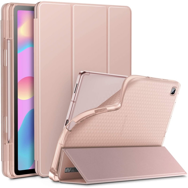 Infiland Galaxy Tab S6 Lite Kalem B�lmeli K�l�f (10.4 in�)