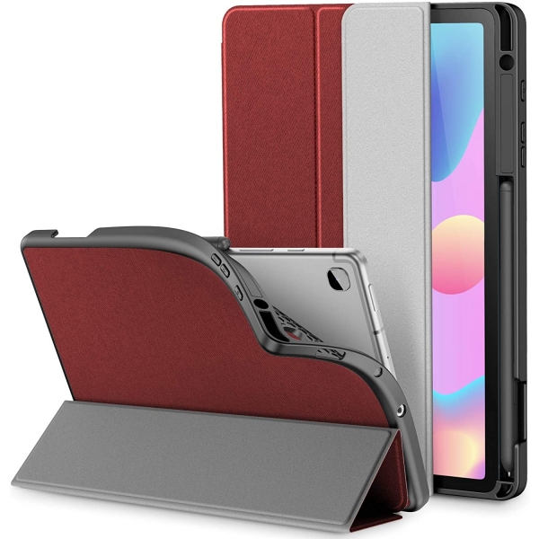 Infiland Galaxy Tab S6 Lite Kalem Blmeli Klf (10.4 in)