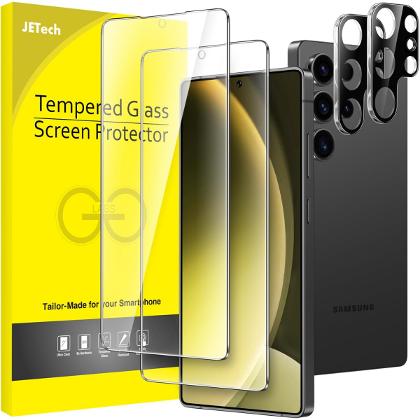 JETech Galaxy S25 Ultra 5i 1 Arada Ekran Koruyucu