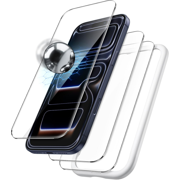 JETech iPhone 17 Pro Ekran Koruyucu (3 Adet)