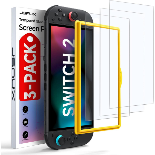JSAUX Nintendo Switch 2 Mat Ekran Koruyucu (3 Adet)