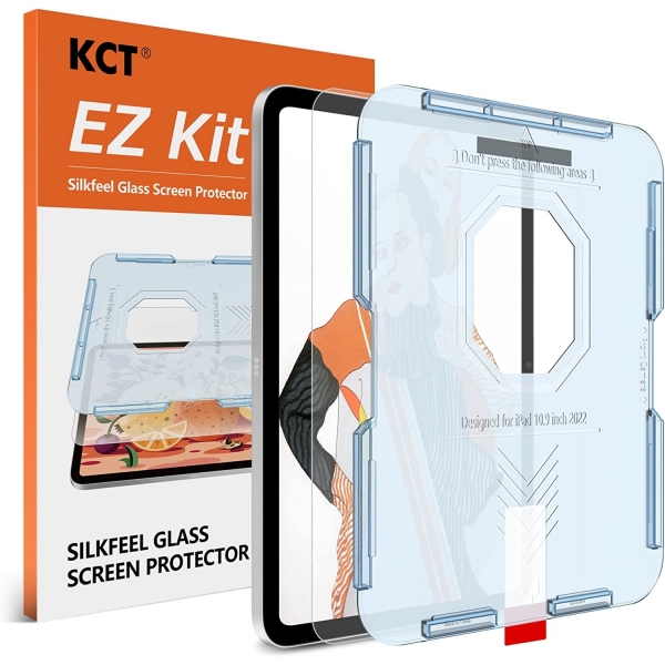 KCT Silkfeel Serisi iPad 10.Nesil Temperli Cam Ekran Koruyucu(10.9 inç)